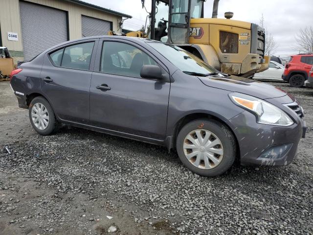 3N1CN7AP5FL802285 - 2015 NISSAN VERSA S GRAY photo 4