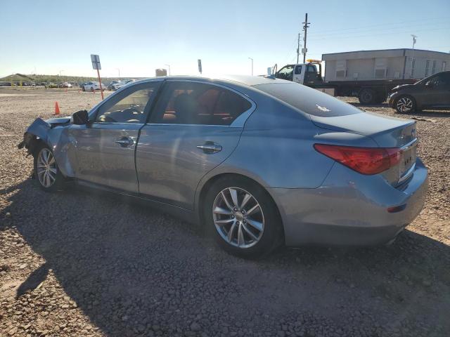 JN1BV7AP8EM690968 - 2014 INFINITI Q50 BASE GRAY photo 2