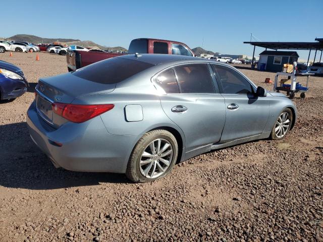 JN1BV7AP8EM690968 - 2014 INFINITI Q50 BASE GRAY photo 3