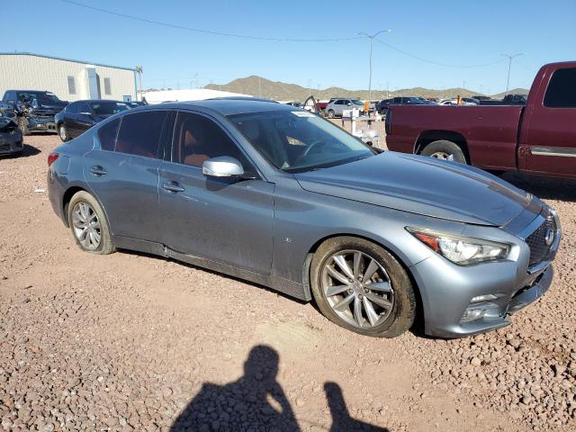 JN1BV7AP8EM690968 - 2014 INFINITI Q50 BASE GRAY photo 4