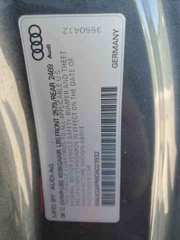 WAUCGAFR6DA023932 - 2013 AUDI S5 PREMIUM PLUS 灰色 照片 13