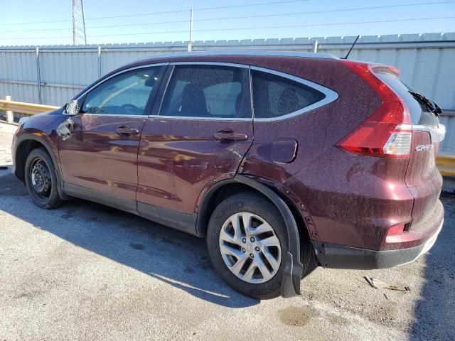 5J6RM4H77FL094321 - 2015 HONDA CR-V EXL MAROON photo 2