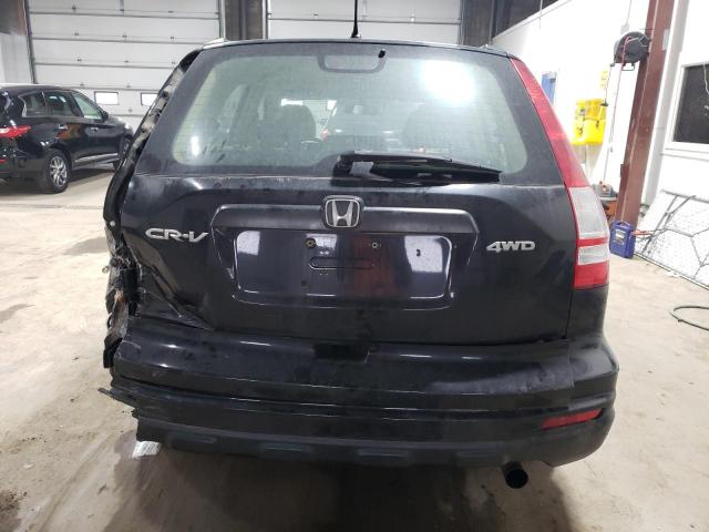 5J6RE4H30AL051622 - 2010 HONDA CR-V LX BLACK photo 6