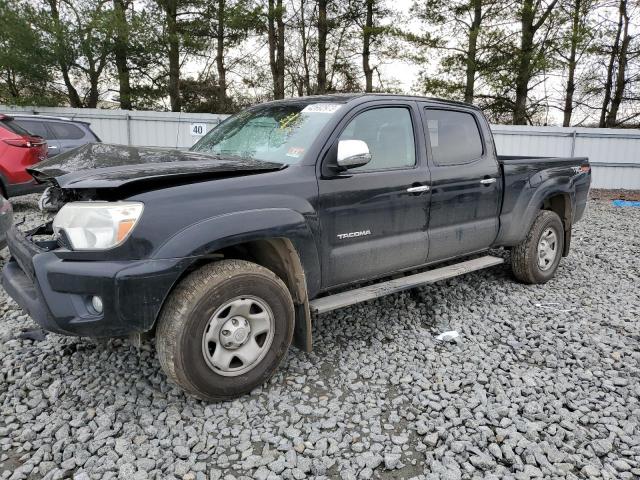 3TMMU4FN9EM062498 - 2014 TOYOTA TACOMA DOUBLE CAB LONG BED BLACK photo 1