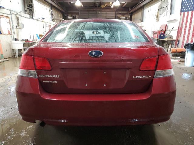 4S3BMCA67E3013495 - 2014 SUBARU LEGACY 2.5I BURGUNDY photo 6