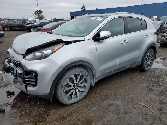 KNDPNCAC1H7187990 - 2017 KIA SPORTAGE E SILVER photo 1