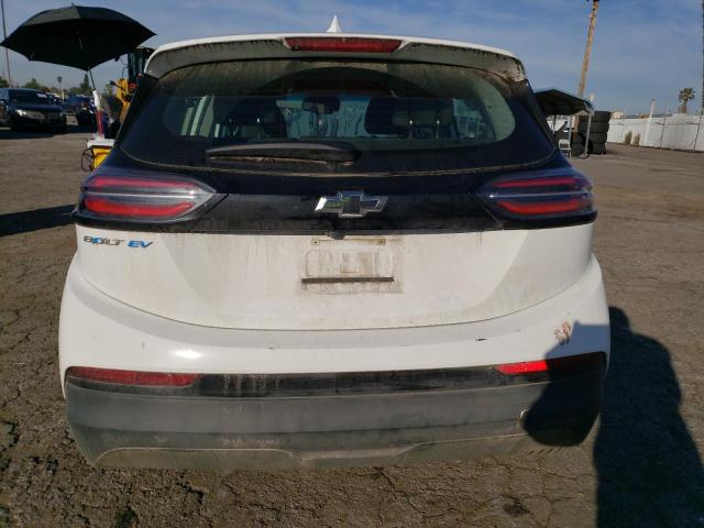 1G1FW6S04N4103911 - 2022 CHEVROLET BOLT EV 1LT WHITE photo 6