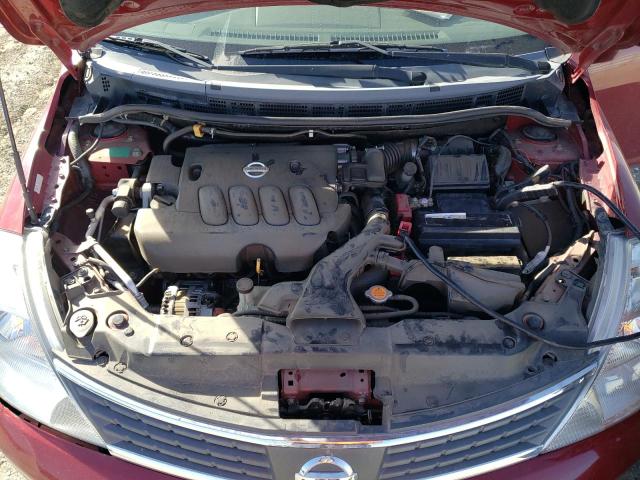 3N1BC11E07L411477 - 2007 NISSAN VERSA S BURGUNDY photo 11