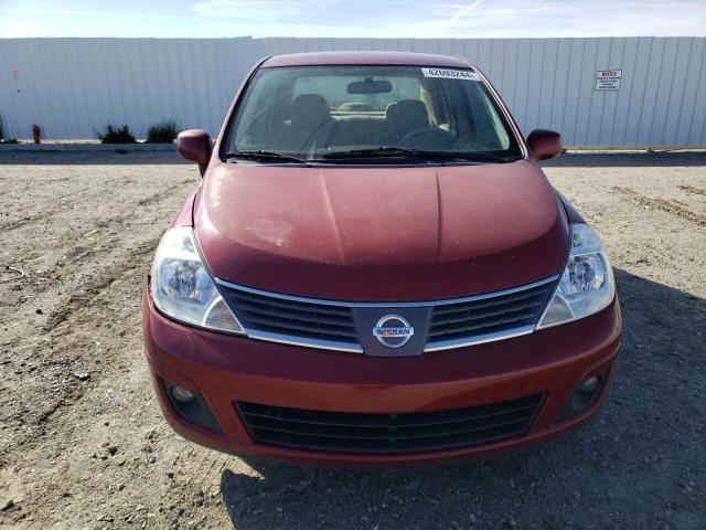 3N1BC11E07L411477 - 2007 NISSAN VERSA S BURGUNDY photo 5