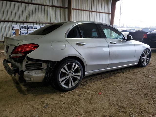 WDDWF4JB6GR151680 - 2016 MERCEDES-BENZ C 300 SILVER photo 3