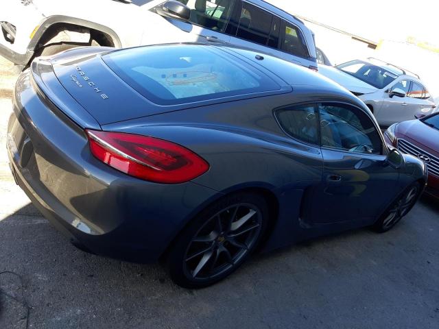 WP0AA2A88GK171210 - 2016 PORSCHE CAYMAN GRAY photo 3