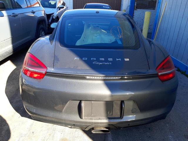 WP0AA2A88GK171210 - 2016 PORSCHE CAYMAN GRAY photo 6