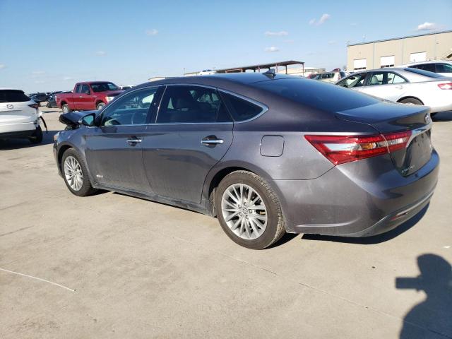 4T1BD1EB7GU053693 - 2016 TOYOTA AVALON HYBRID GRAY photo 2