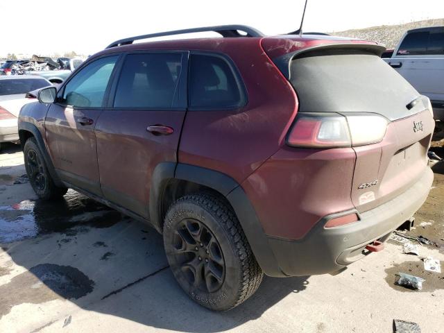 1C4PJMBX8LD520425 - 2020 JEEP CHEROKEE TRAILHAWK MAROON photo 2