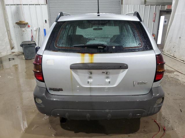 5Y2SL65868Z404980 - 2008 PONTIAC VIBE SILVER photo 6