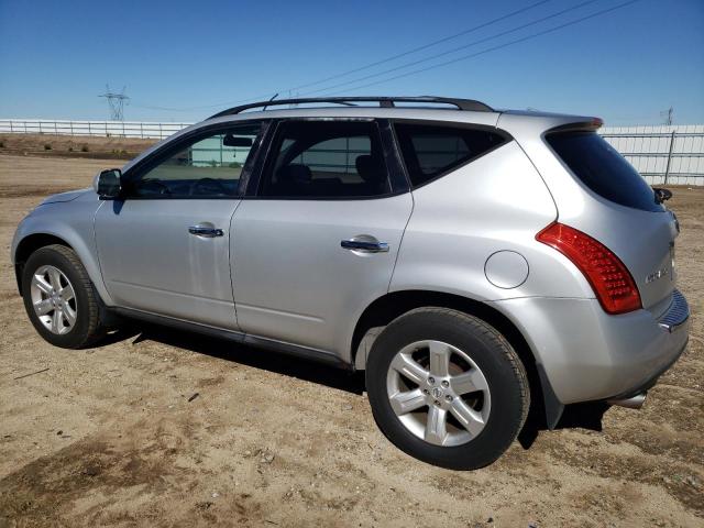 JN8AZ08T66W408375 - 2006 NISSAN MURANO SL SILVER photo 2