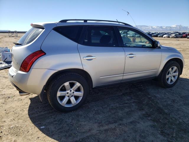 JN8AZ08T66W408375 - 2006 NISSAN MURANO SL SILVER photo 3