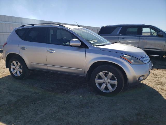 JN8AZ08T66W408375 - 2006 NISSAN MURANO SL SILVER photo 4