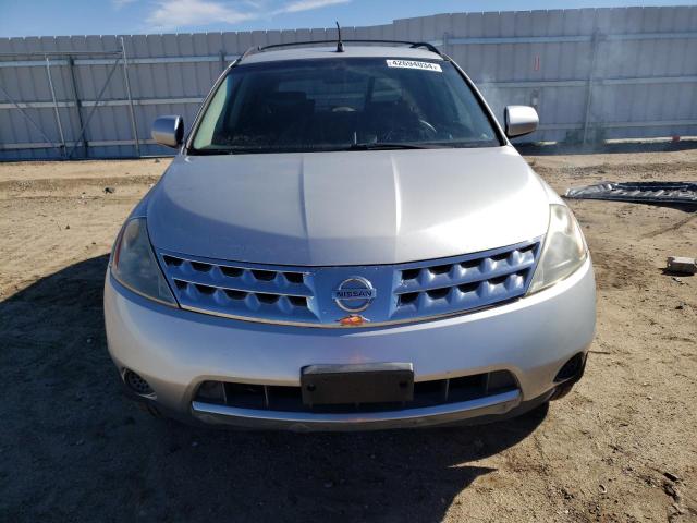 JN8AZ08T66W408375 - 2006 NISSAN MURANO SL SILVER photo 5