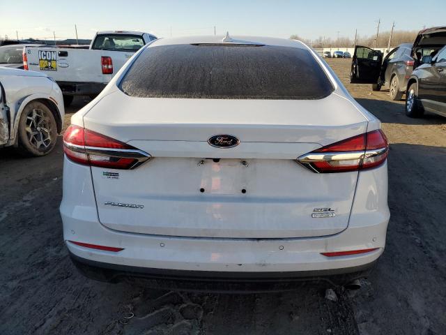 3FA6P0CD4LR203147 - 2020 FORD FUSION SEL WHITE photo 6