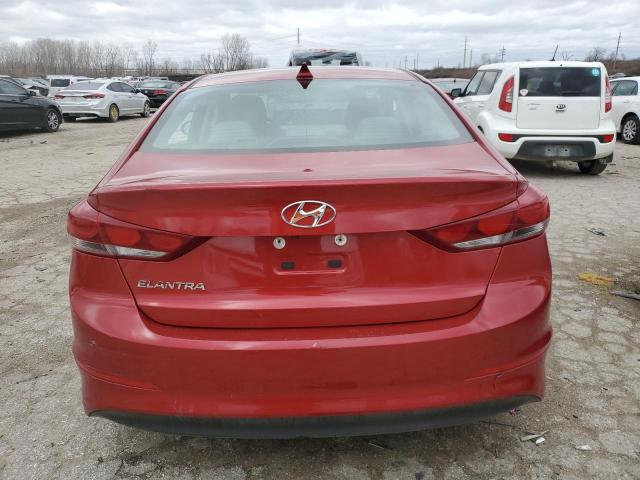 5NPD84LF5JH215976 - 2018 HYUNDAI ELANTRA SEL RED photo 6