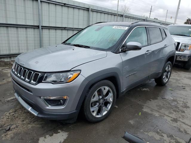 3C4NJDCB1KT817703 - 2019 JEEP COMPASS LIMITED GRAY photo 1