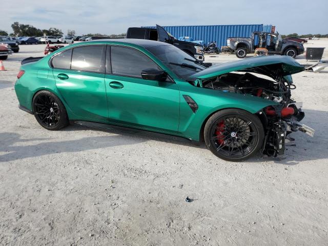 WBS43AY05RFR64891 - 2024 BMW M3 COMPETITION GREEN photo 4