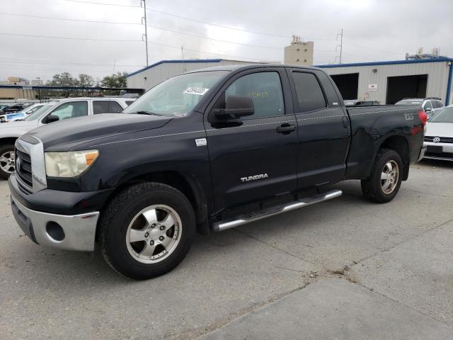 5TFRT54138X016825 - 2008 TOYOTA TUNDRA DOUBLE CAB BLACK photo 1