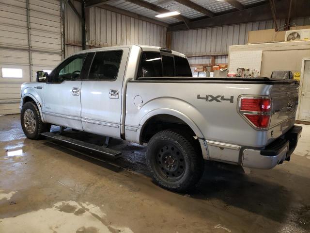 1FTFW1ET2EFC08225 - 2014 FORD F150 SUPERCREW SILVER photo 2