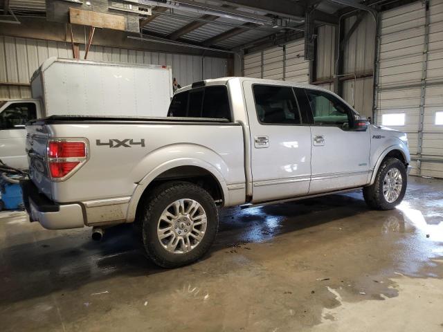 1FTFW1ET2EFC08225 - 2014 FORD F150 SUPERCREW SILVER photo 3