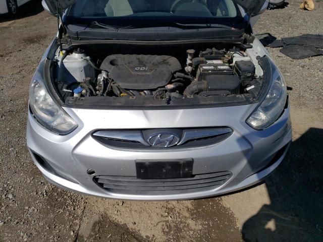 KMHCT4AE1CU065020 - 2012 HYUNDAI ACCENT GLS SILVER photo 11