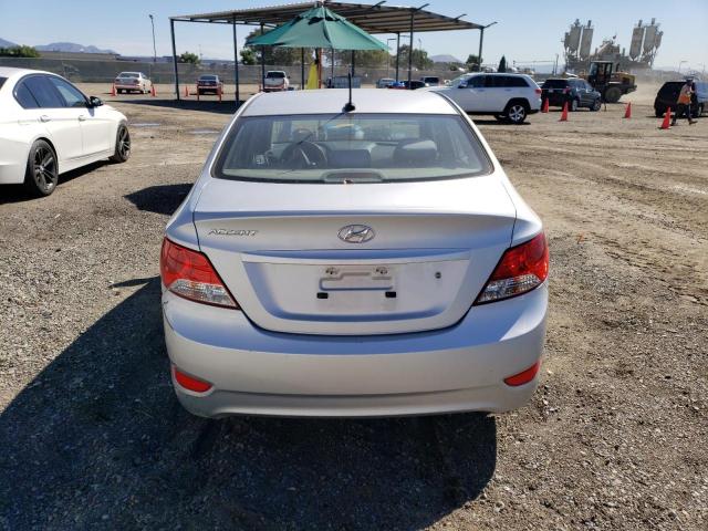 KMHCT4AE1CU065020 - 2012 HYUNDAI ACCENT GLS SILVER photo 6