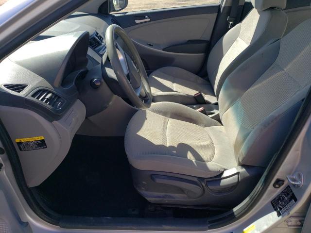 KMHCT4AE1CU065020 - 2012 HYUNDAI ACCENT GLS SILVER photo 7