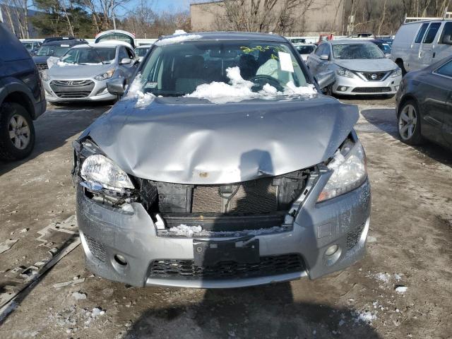 3N1AB7AP4EY255009 - 2014 NISSAN SENTRA S SILVER photo 5