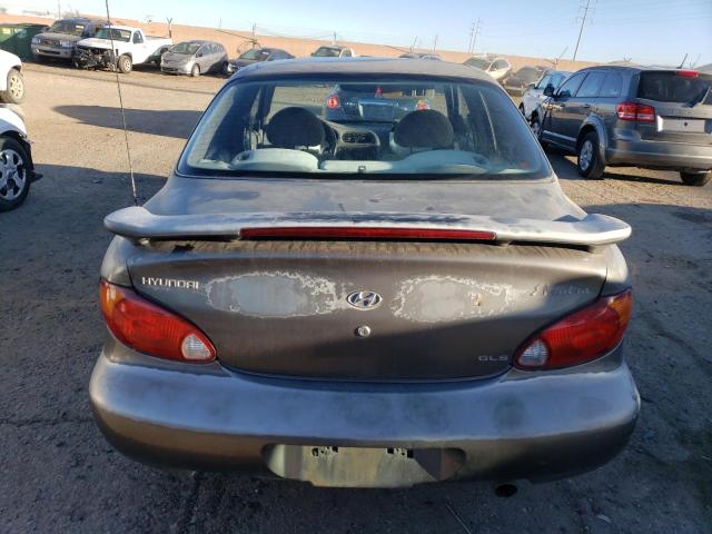 KMHJF35F5XU779489 - 1999 HYUNDAI ELANTRA GLS GRAY photo 6