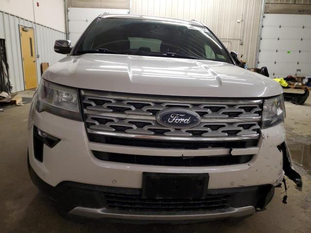 1FM5K8D84KGA34799 - 2019 FORD EXPLORER XLT WHITE photo 5