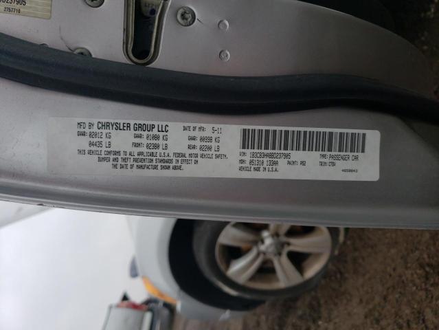 1B3CB3HA8BD237905 - 2011 DODGE CALIBER MAINSTREET GRAY photo 12