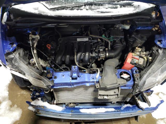 3HGGK5H54FM774443 - 2015 HONDA FIT LX BLUE photo 11