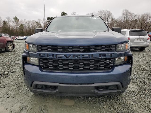 1GCPYBEH4MZ116031 - 2021 CHEVROLET SILVERADO K1500 CUSTOM BLUE photo 5