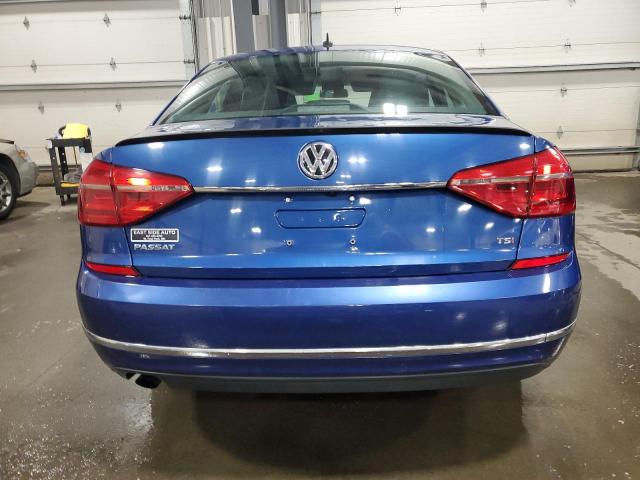 1VWAT7A39GC056165 - 2016 VOLKSWAGEN PASSAT S BLUE photo 6