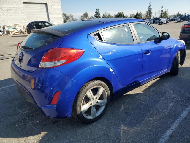 KMHTC6AD8EU210740 - 2014 HYUNDAI VELOSTER BLUE photo 3