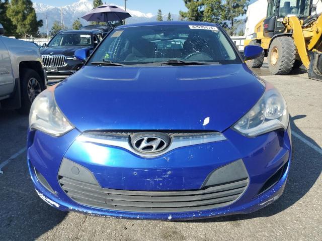 KMHTC6AD8EU210740 - 2014 HYUNDAI VELOSTER BLUE photo 5