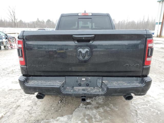 1C6SRFTT7KN851250 - 2019 RAM 1500 SPORT BLACK photo 6