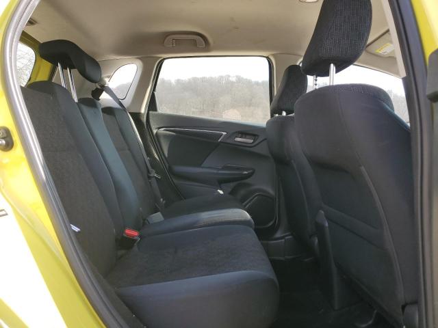 JHMGK5H51GX009635 - 2016 HONDA FIT LX YELLOW photo 10