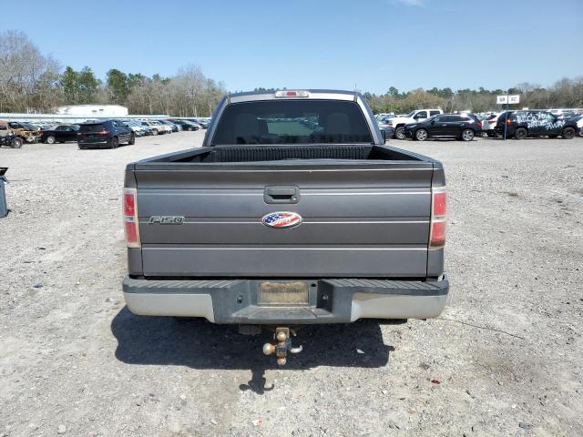 1FTEX1C85AFD60646 - 2010 FORD F150 SUPER CAB GRAY photo 6