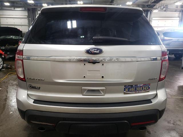 1FM5K8F88EGC09699 - 2014 FORD EXPLORER LIMITED SILVER photo 6