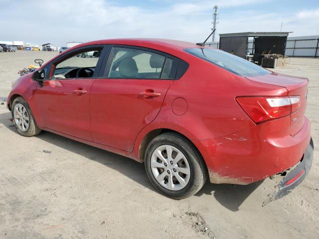 KNADM4A38D6194928 - 2013 KIA RIO LX RED photo 2