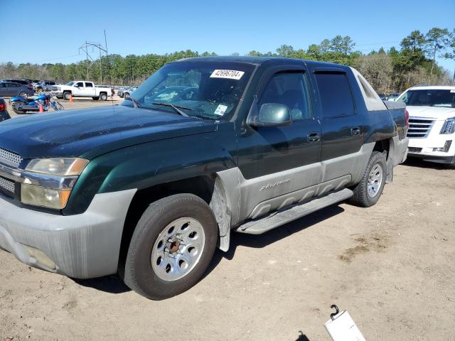 3GNEC13T12G149905 - 2002 CHEVROLET AVALANCHE C1500 GREEN photo 1