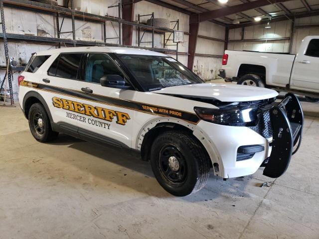 1FM5K8AB6PGA83977 - 2023 FORD EXPLORER POLICE INTERCEPTOR WHITE photo 4