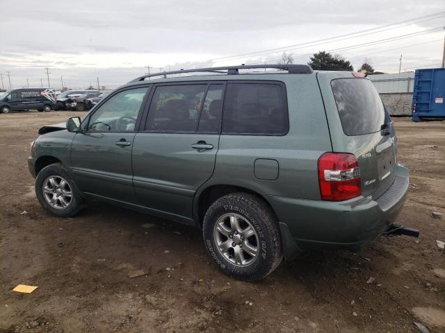 JTEEP21A960150603 - 2006 TOYOTA HIGHLANDER LIMITED GREEN photo 2